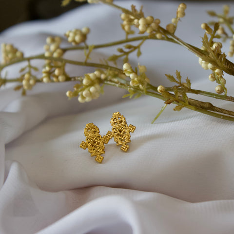 Cross Earrings ፫