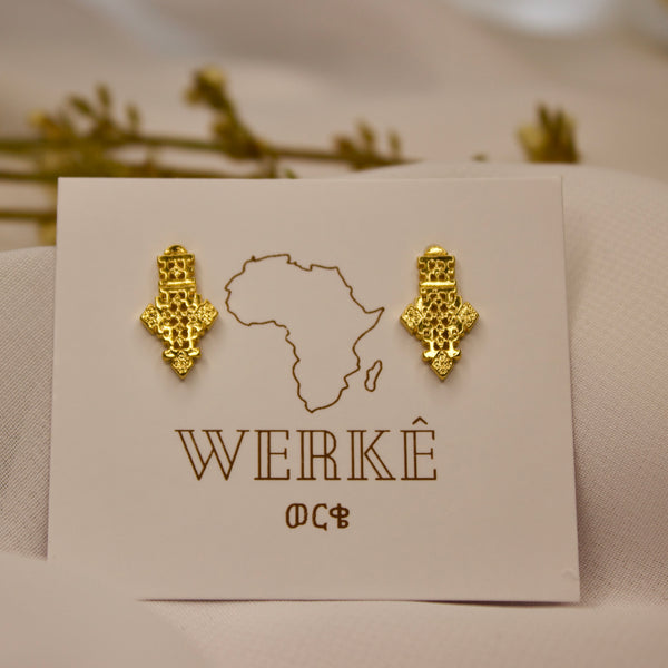 Axum Cross Earrings ፩