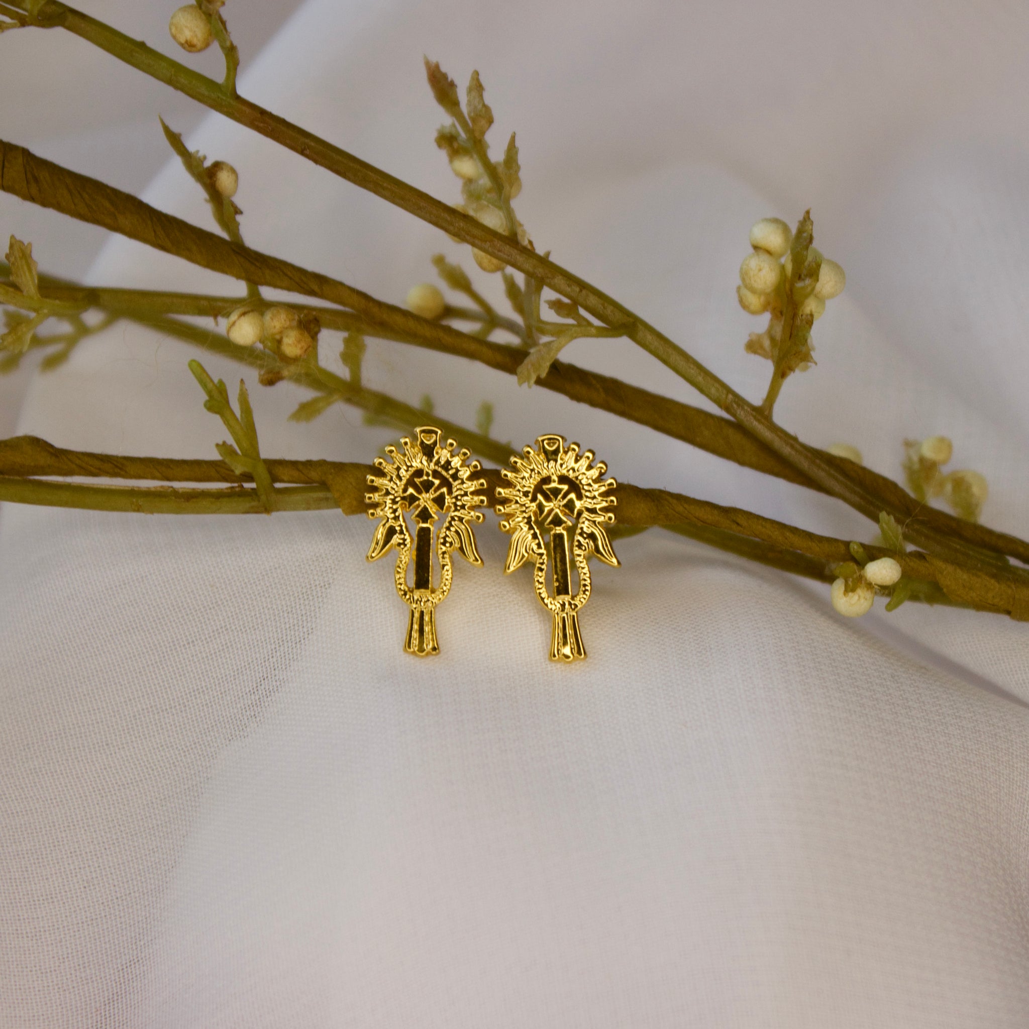 Lalibela Cross Earrings ፪